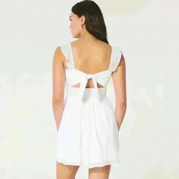 NWT Hollister Saidie Chiffon Flutter sleeve mini dress XXL - Picture 1 of 8